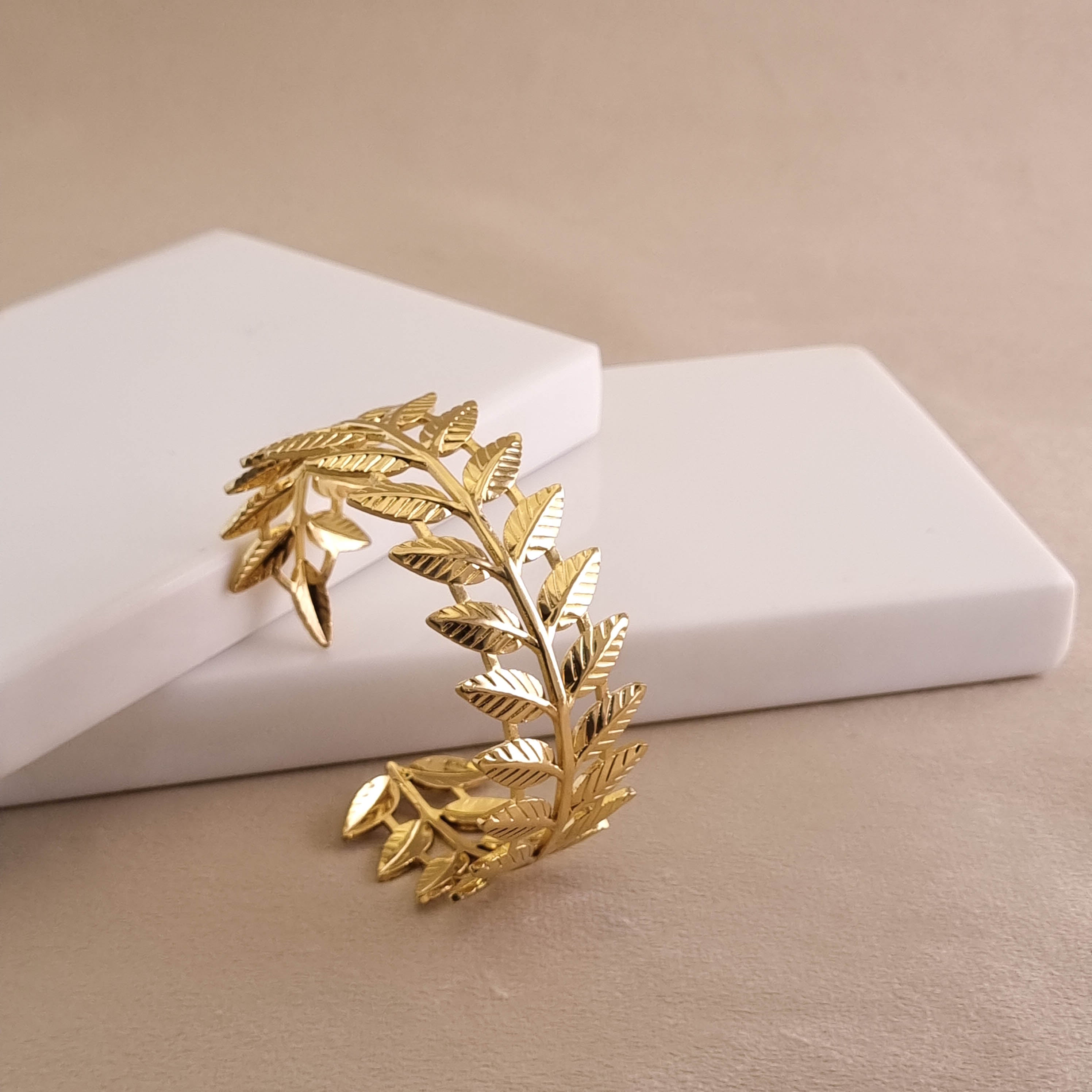 Golden Laurel Cuff