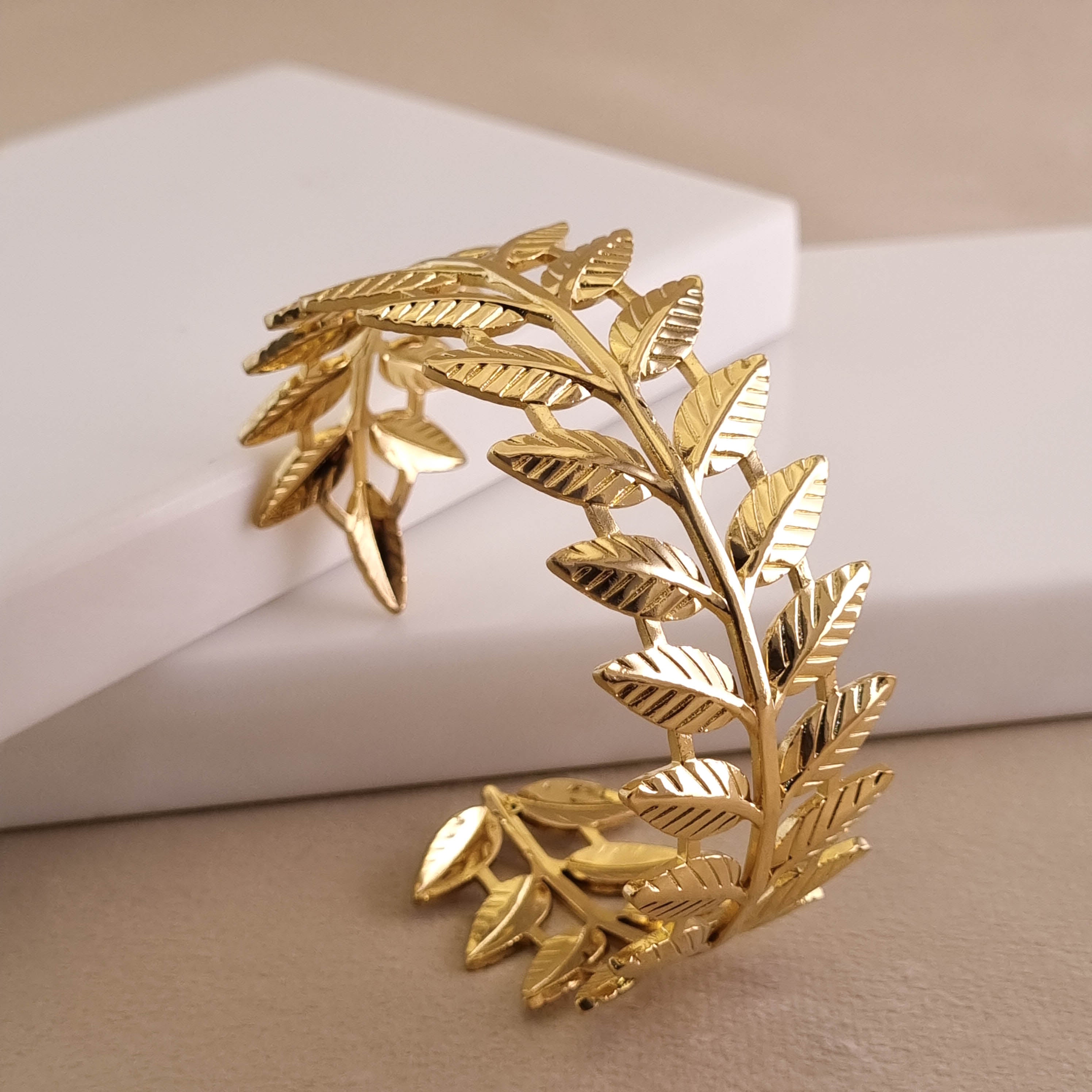 Golden Laurel Cuff