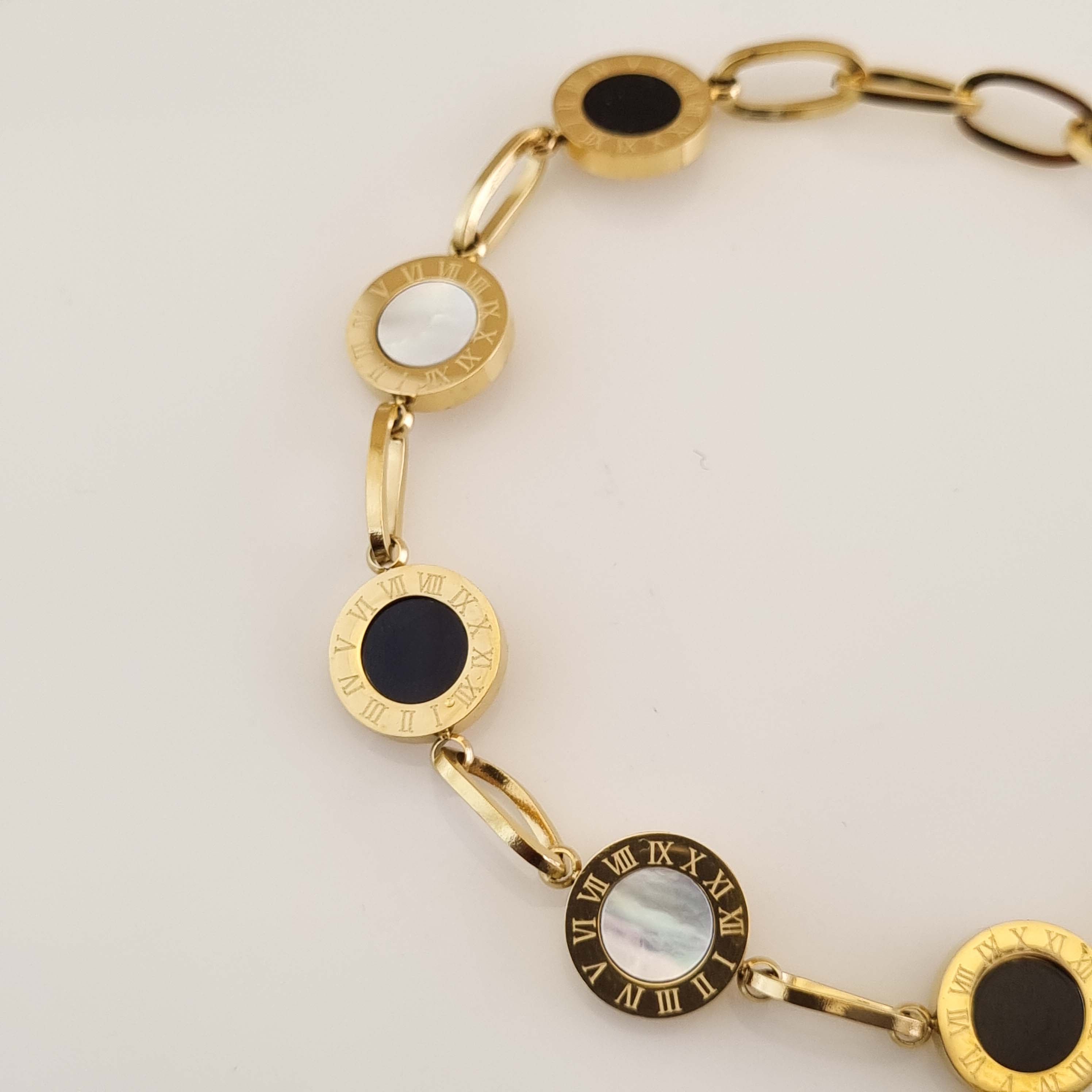 Roma Noir Dualtone Bracelet