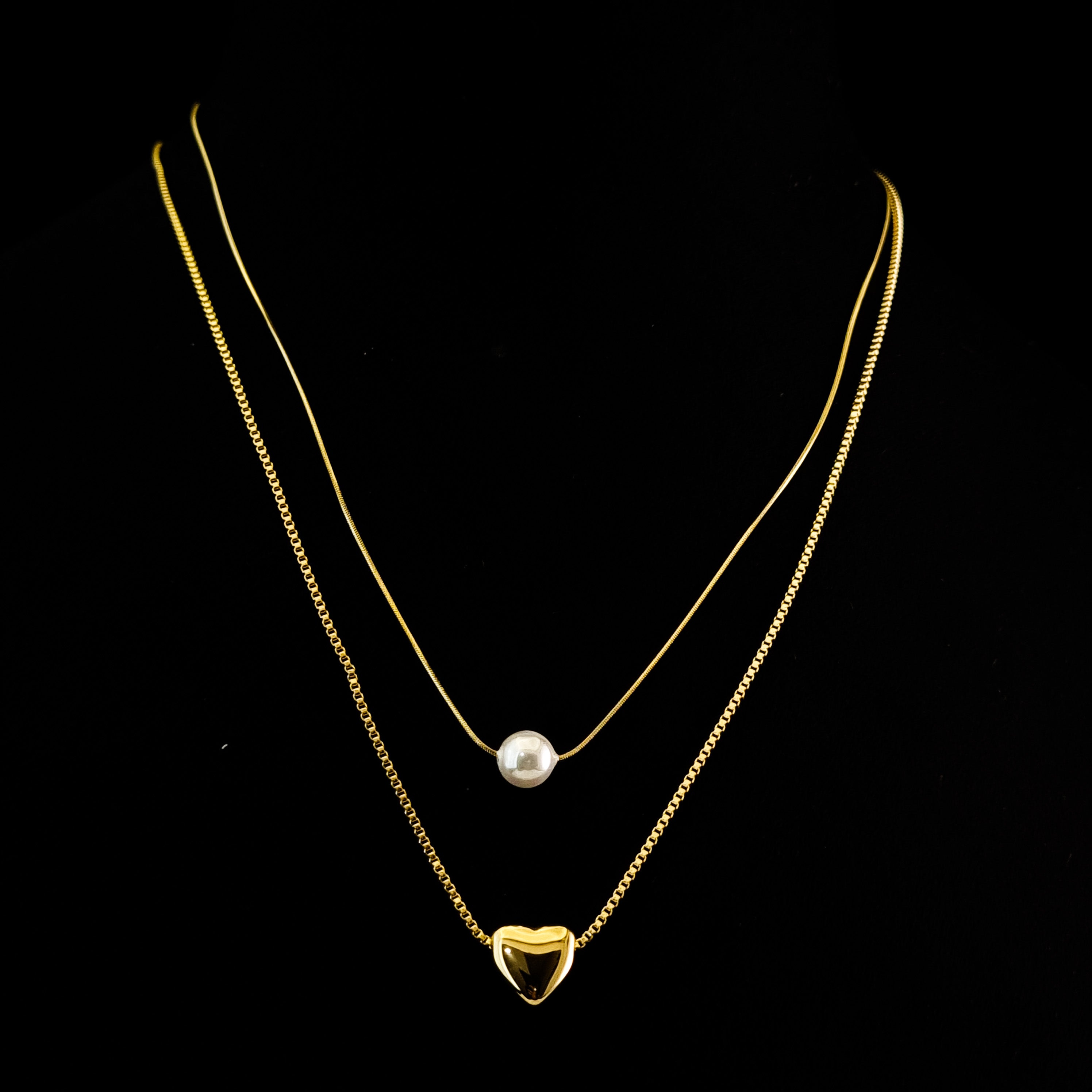 Serene Heart & Pearl Set