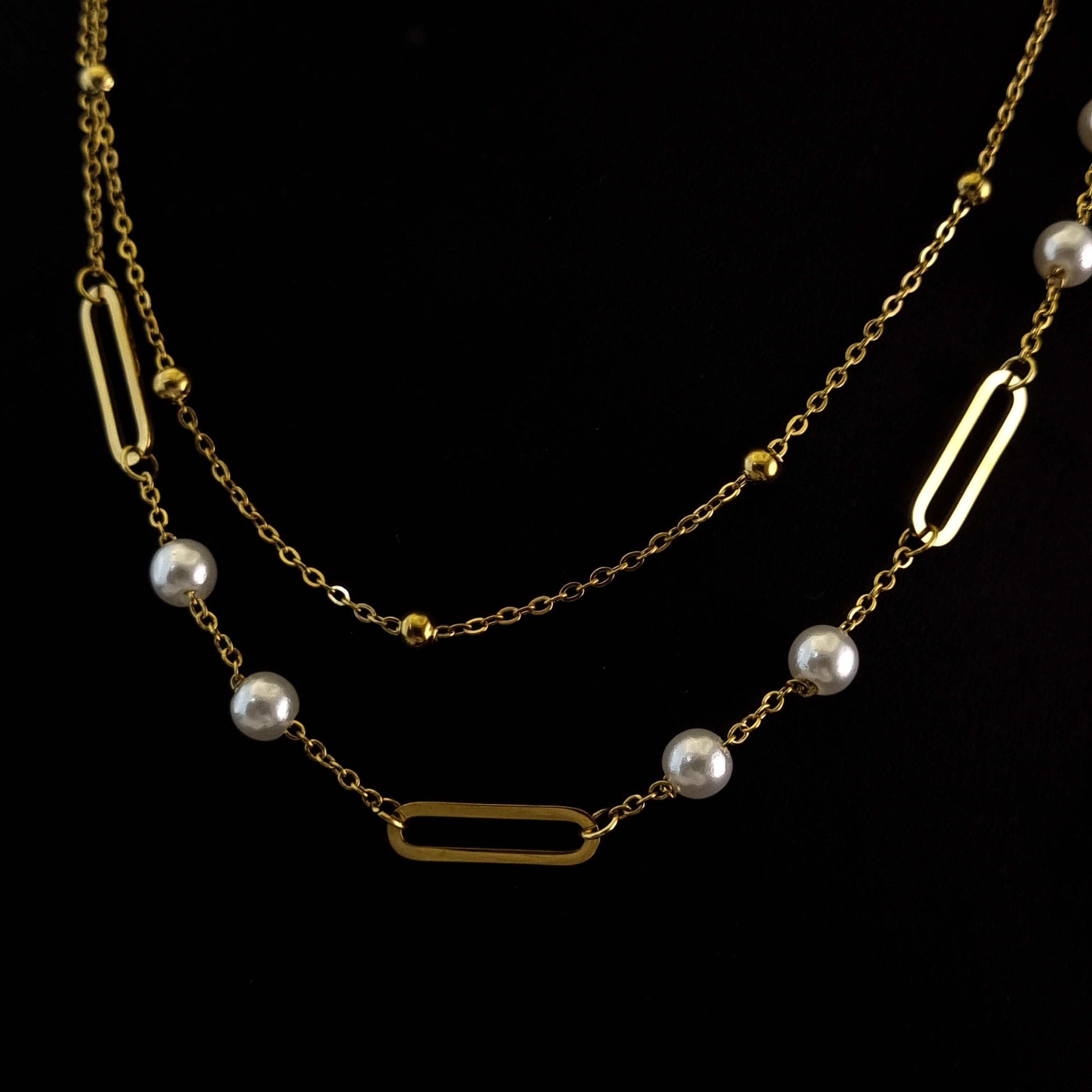 Modern Pearl Link Layer Chain