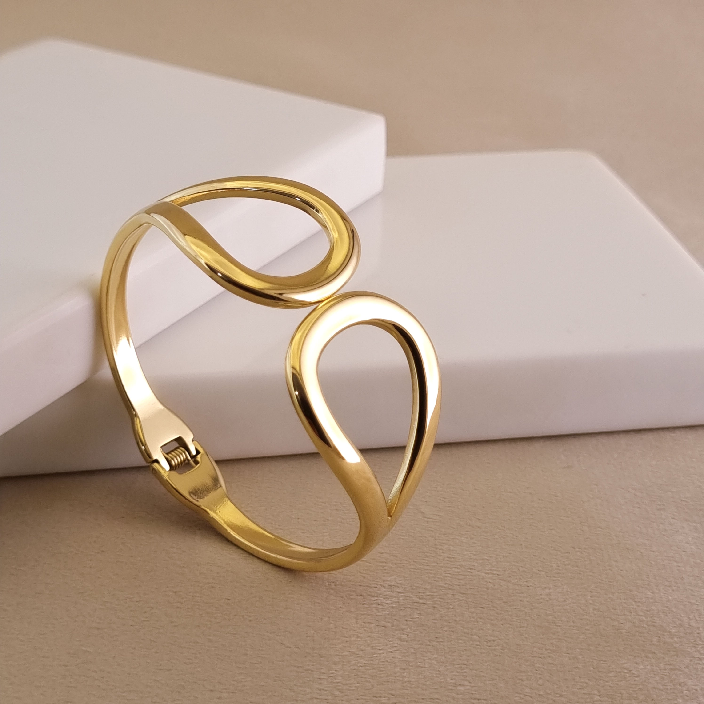 Sculptural Infinity Cuff