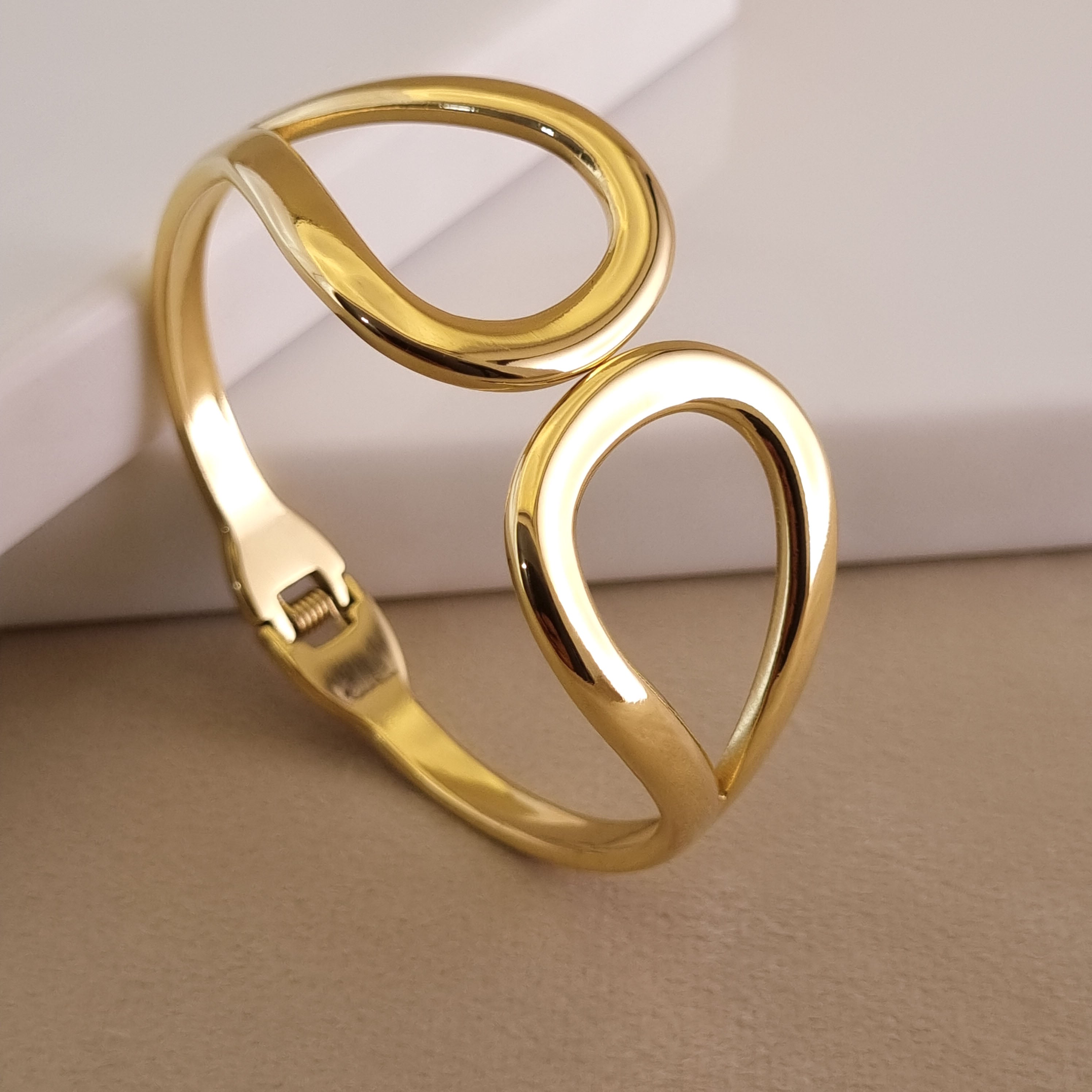 Sculptural Infinity Cuff