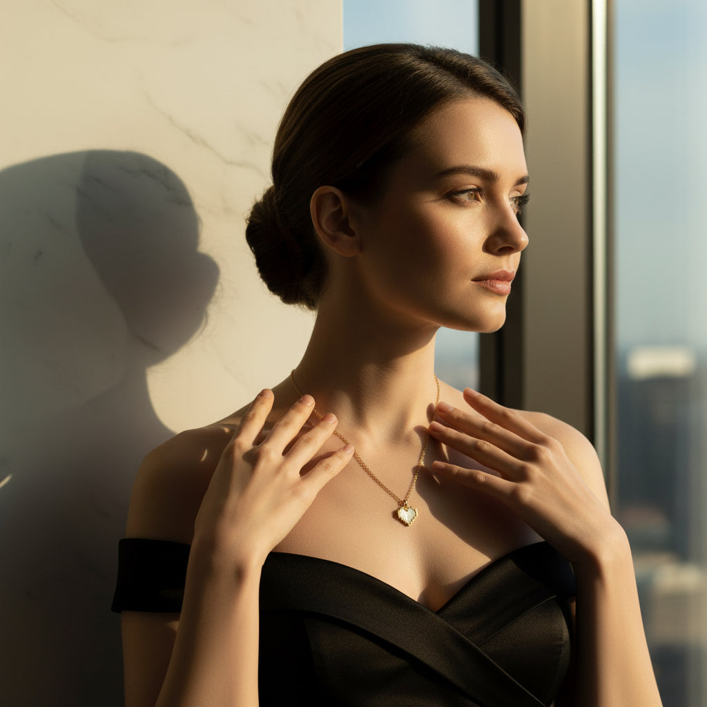 Pixel Heart Necklace