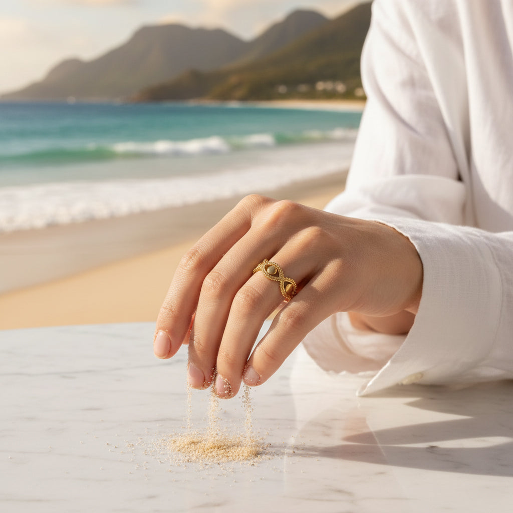 Serene Filigree Ring