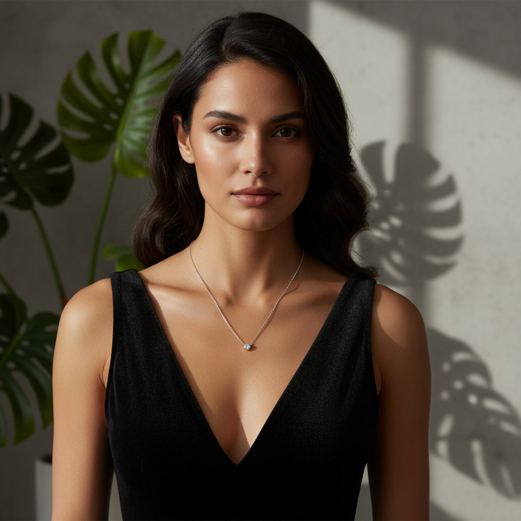 Timeless Bezel Necklace