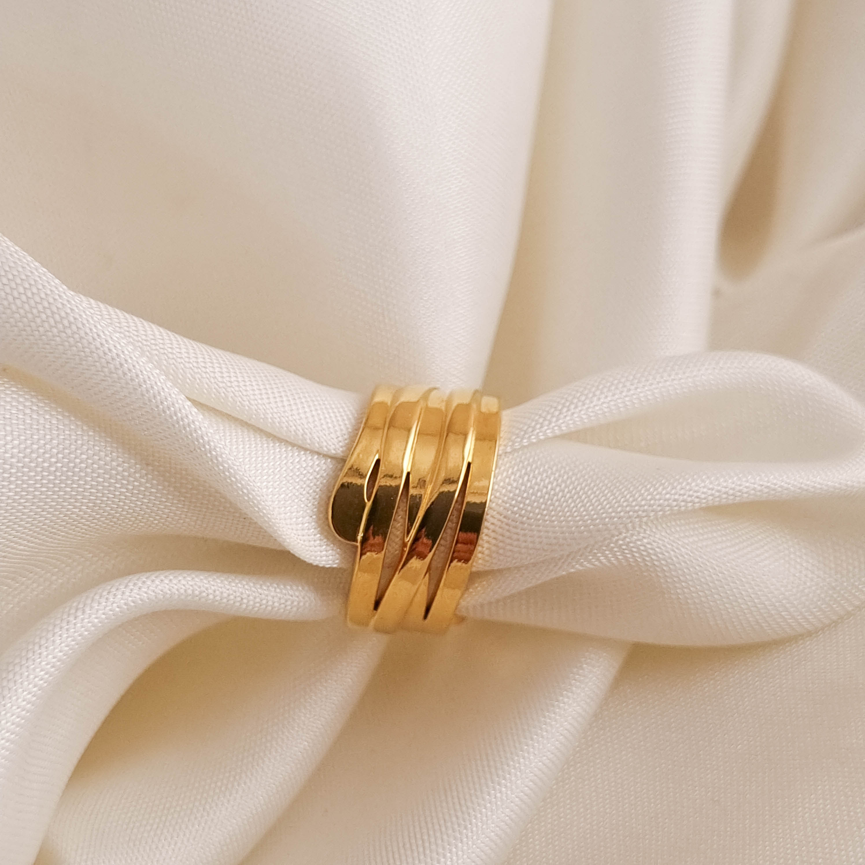 Sculptural Contour Ring