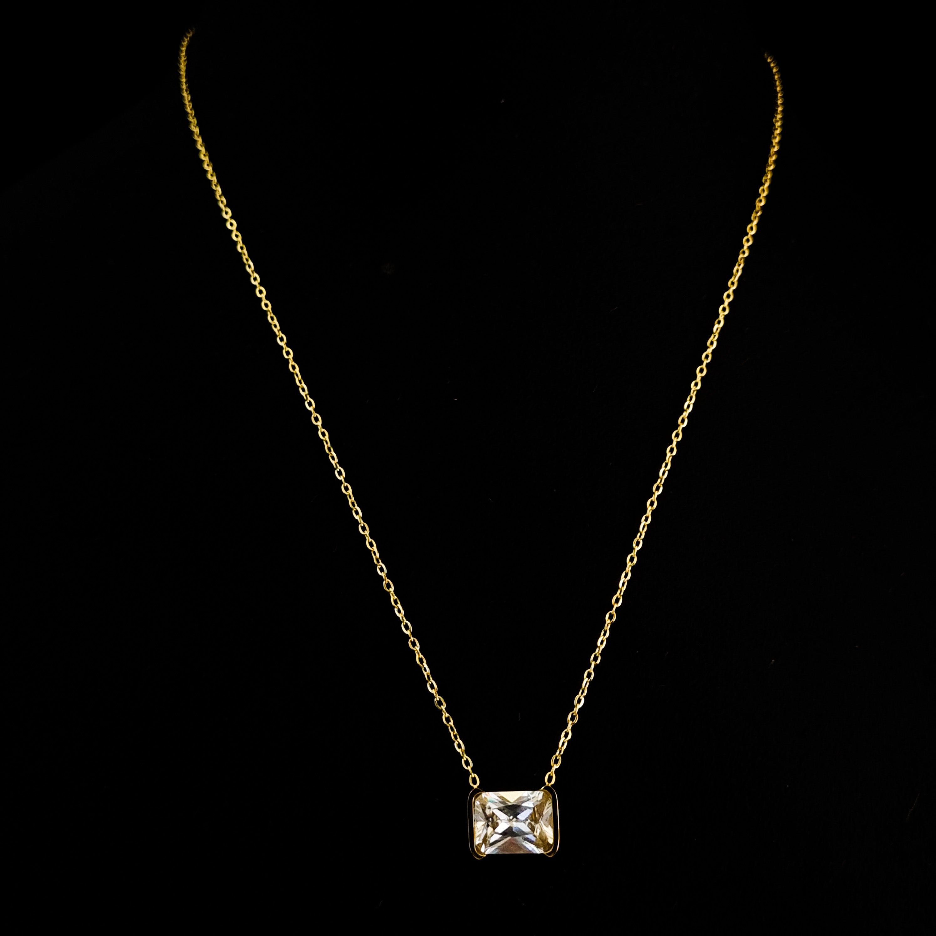 Modern Radiant Necklace