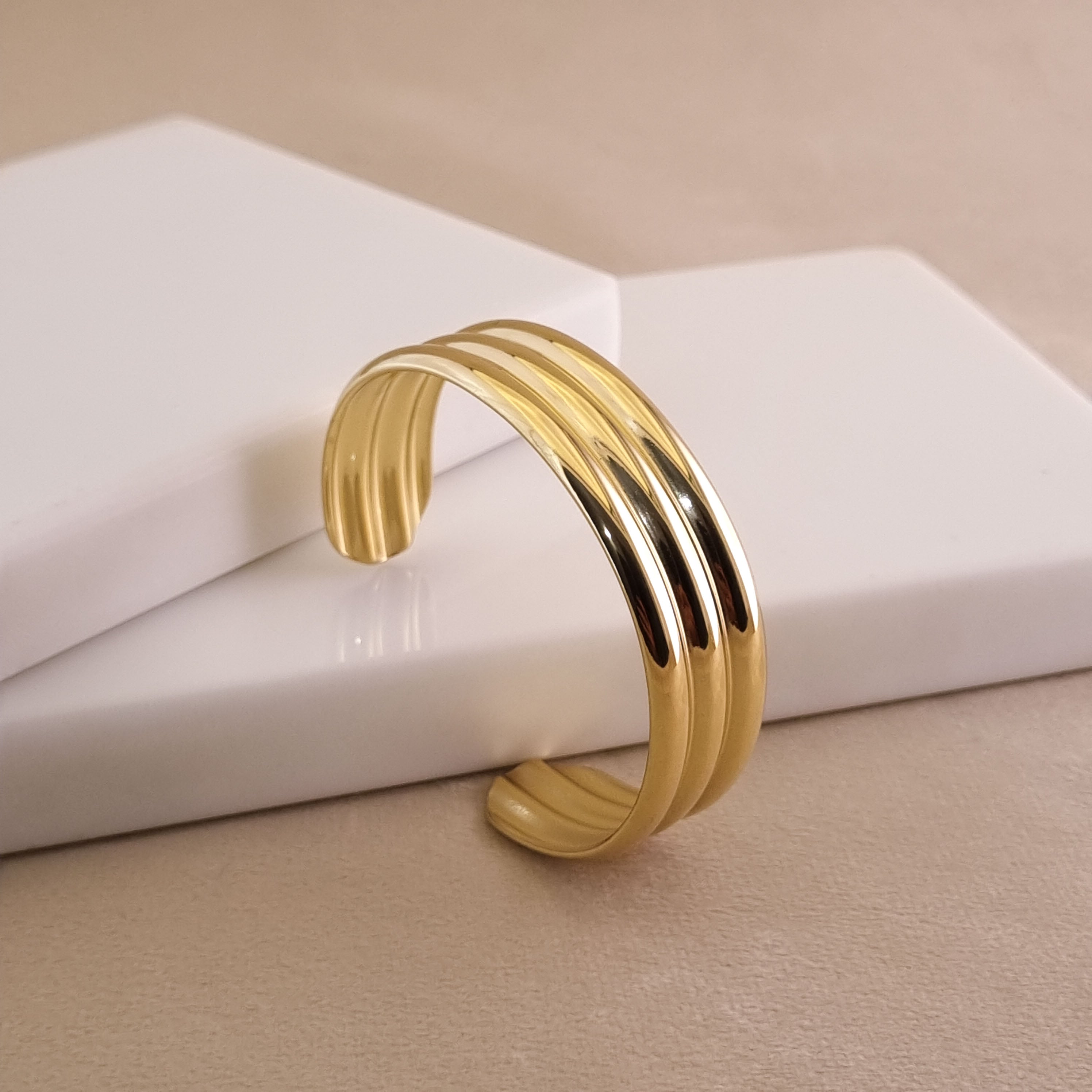 Golden Trio Cuff