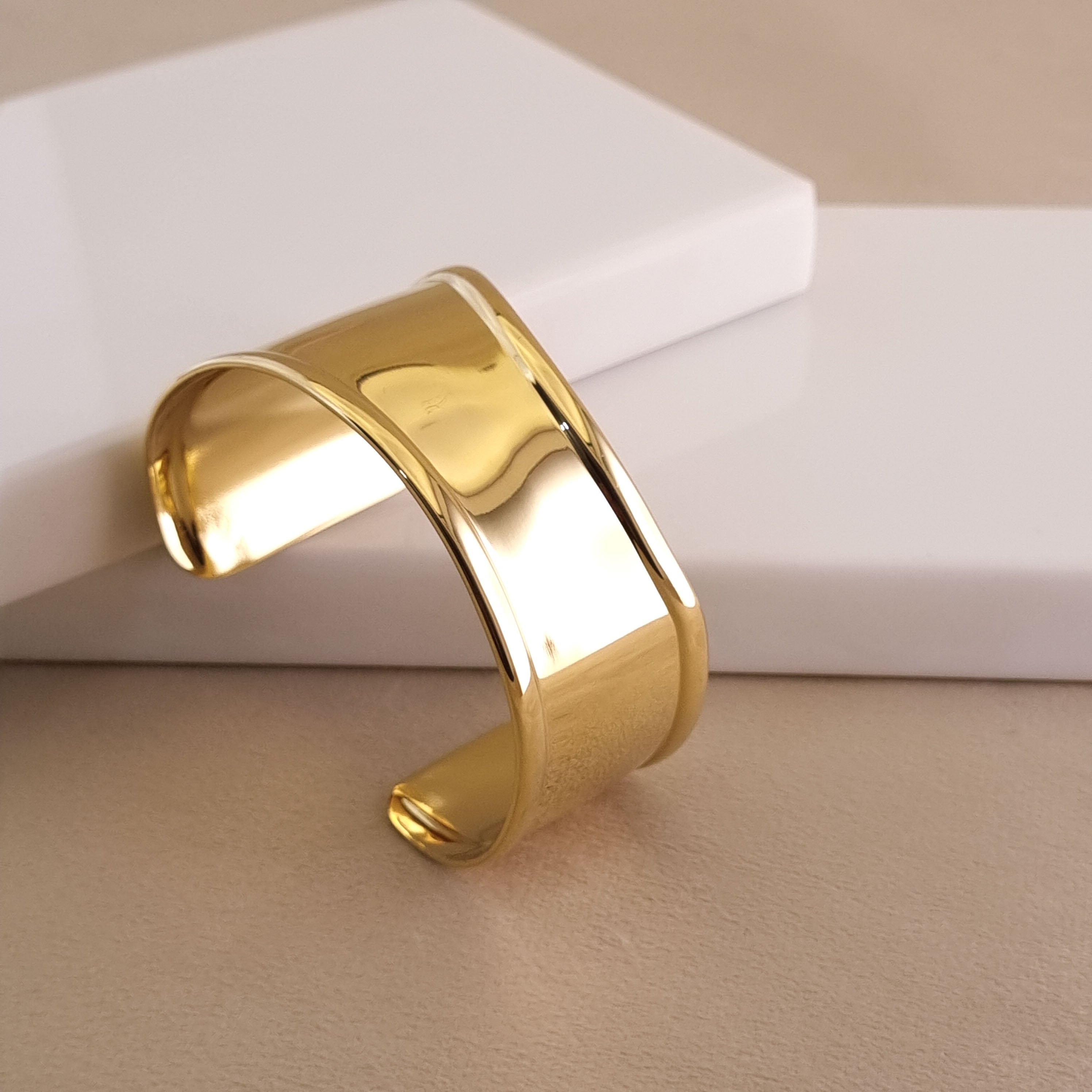 Sculptural Aura Cuff