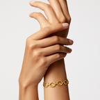 Hammered Horizon Link Bracelet