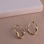 Auric Wave Hoops