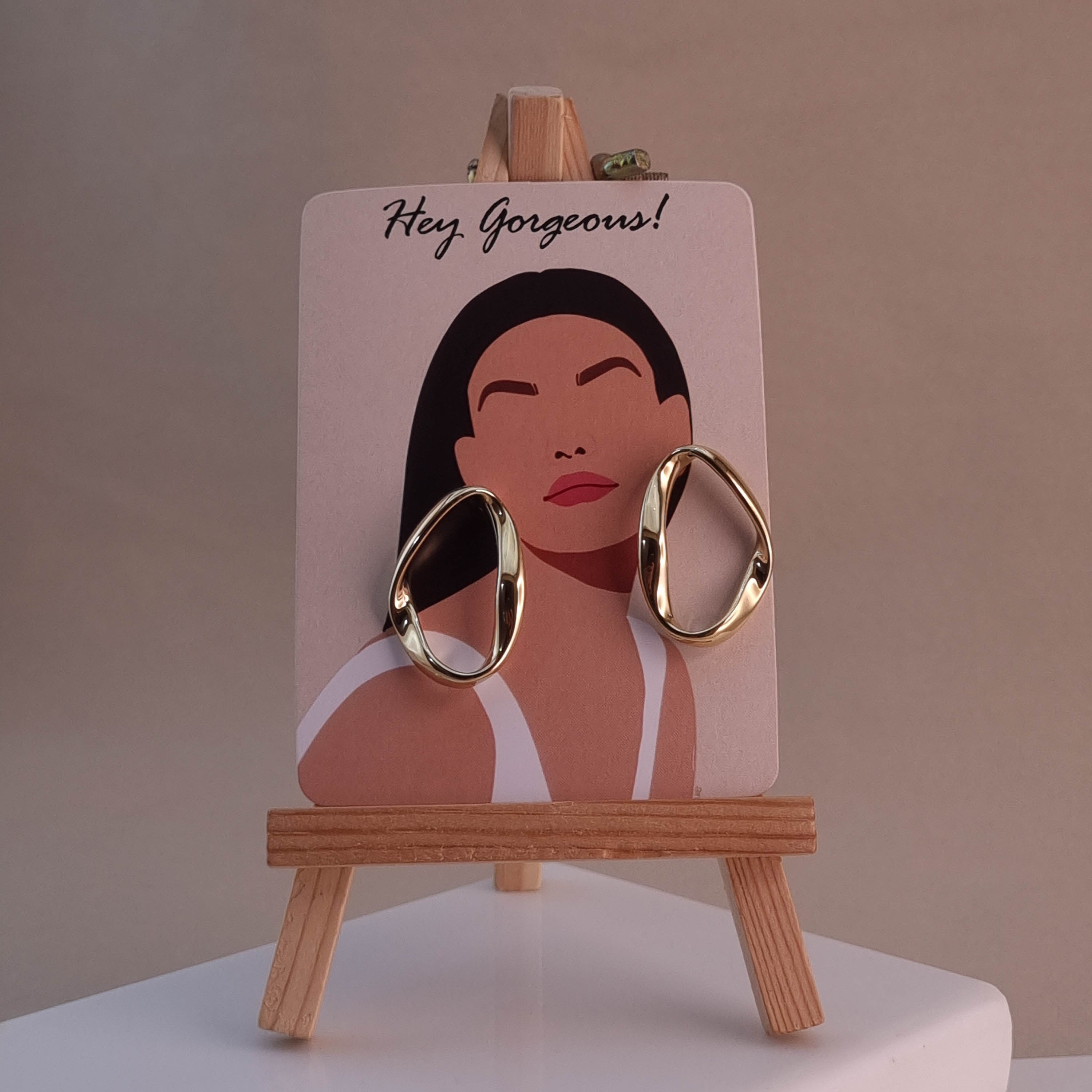Auric Wave Hoops