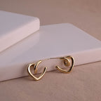 Ethereal Heart Hoops