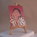 Golden Daisy Openwork Earrings