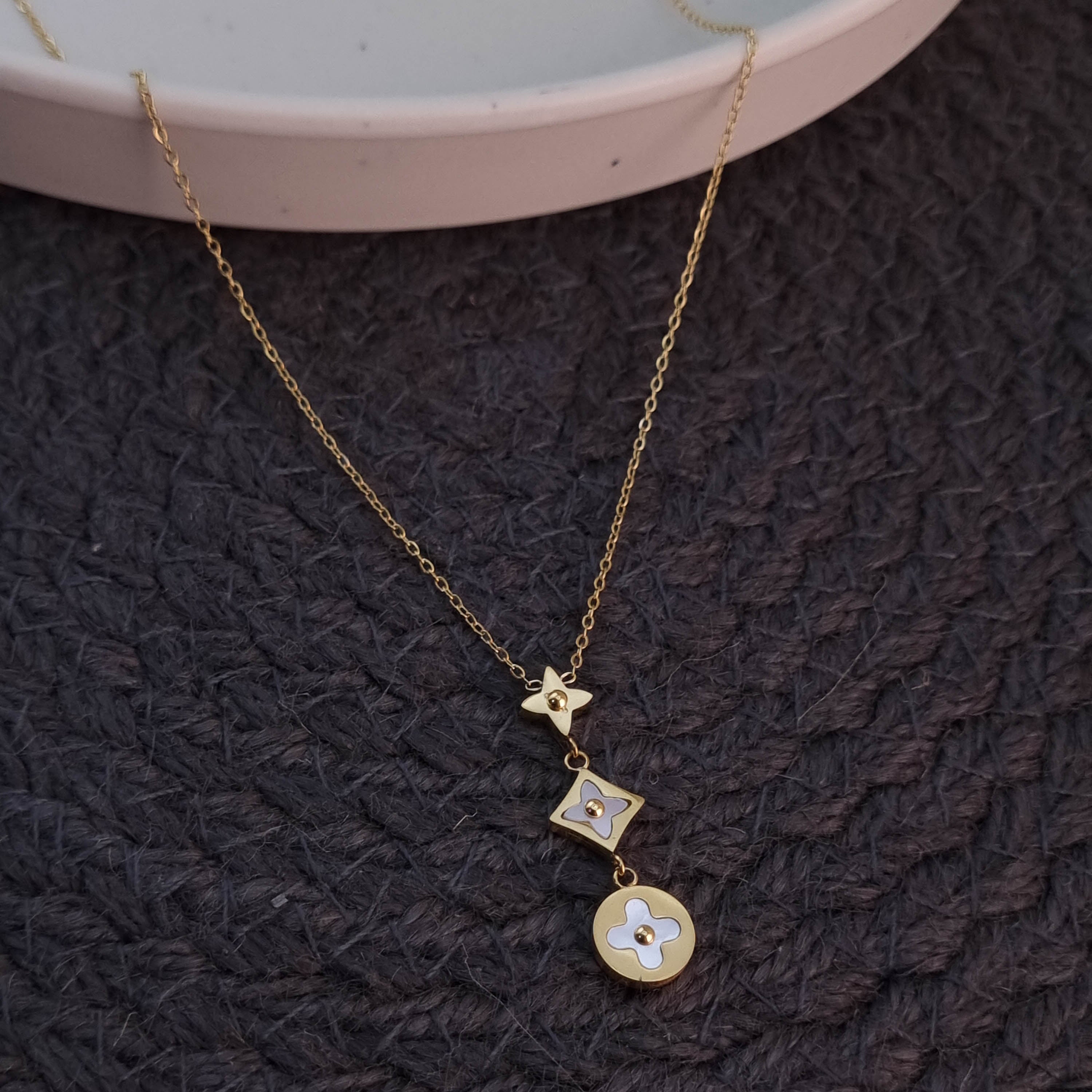 MOP Charm Necklace