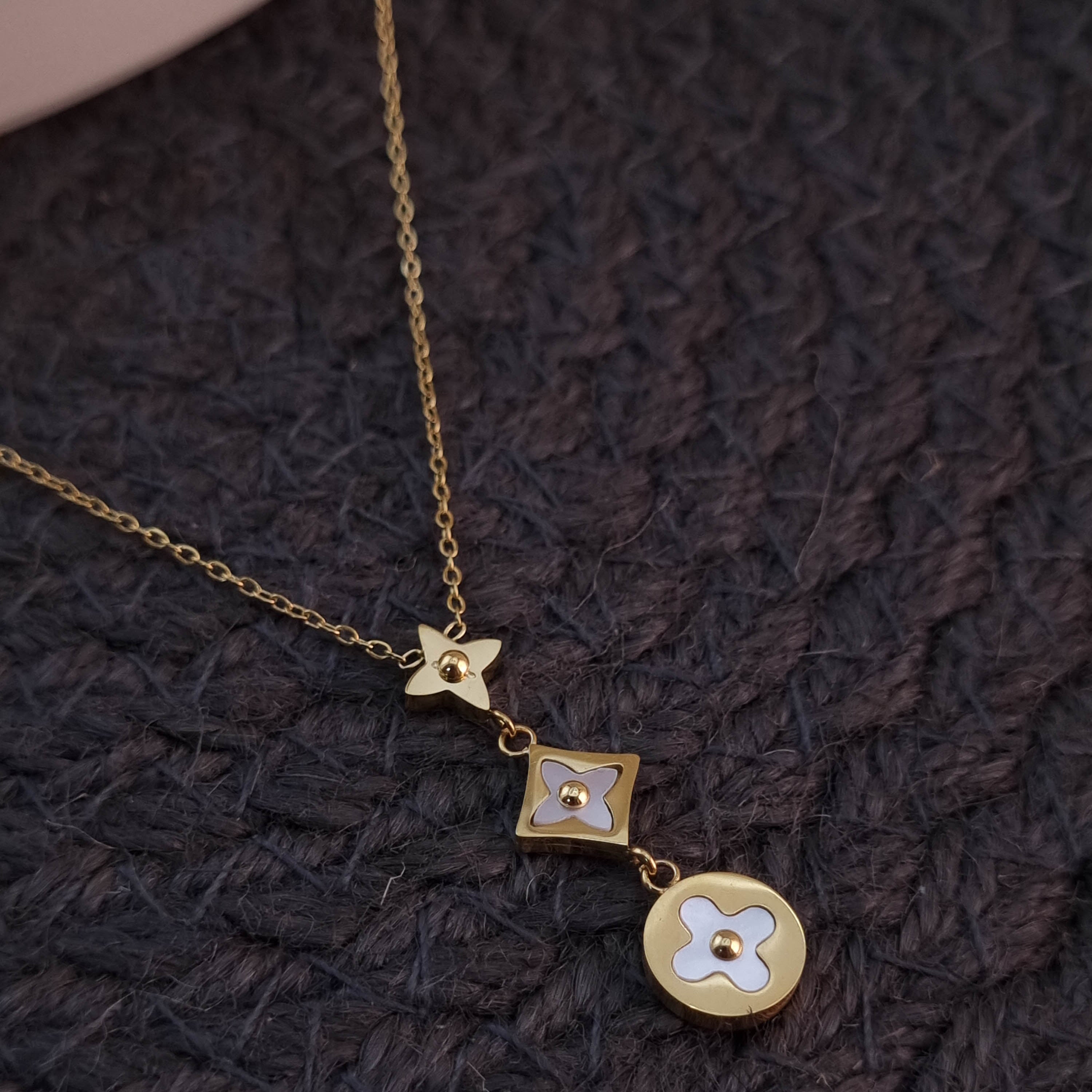 MOP Charm Necklace