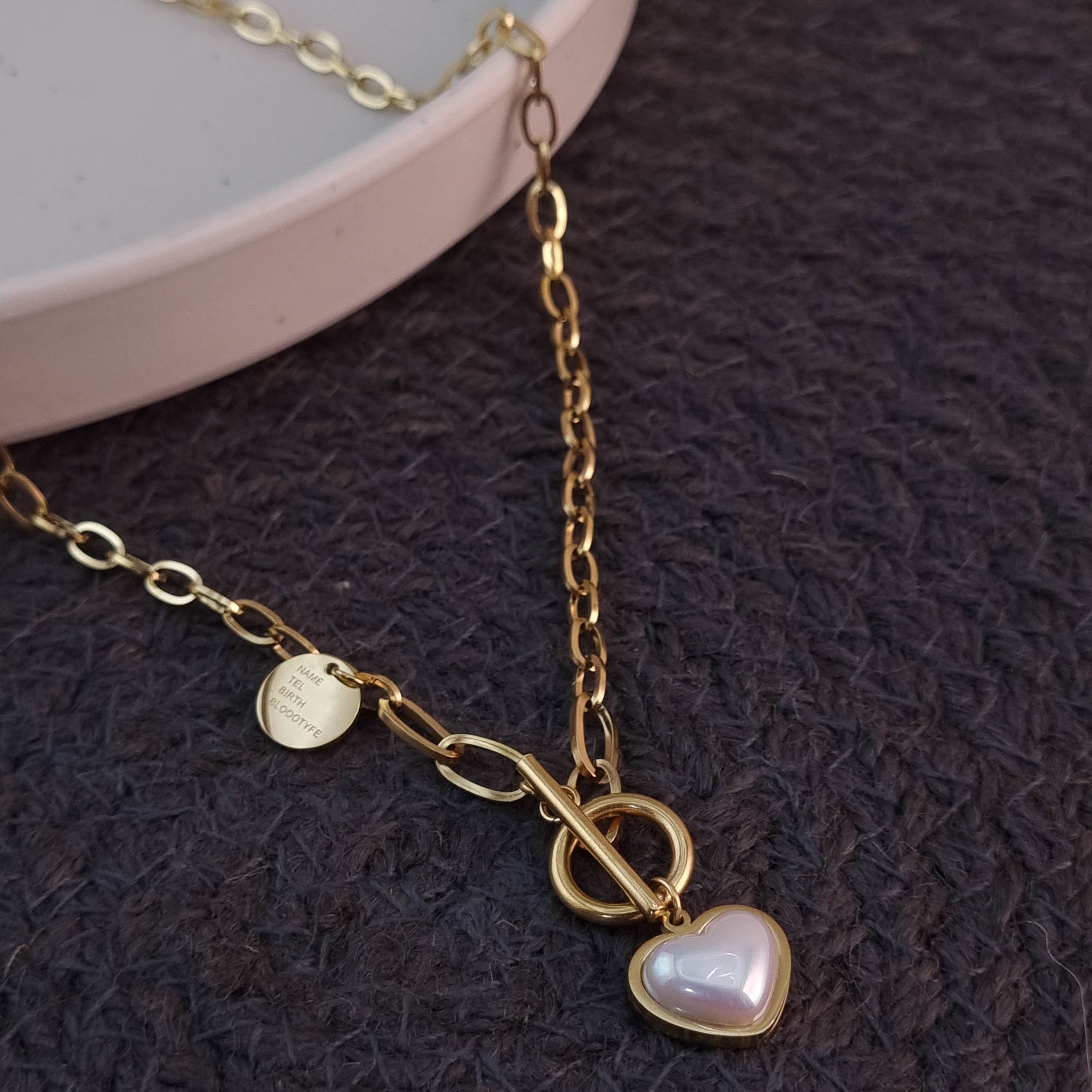 Heart of Pearl Necklace