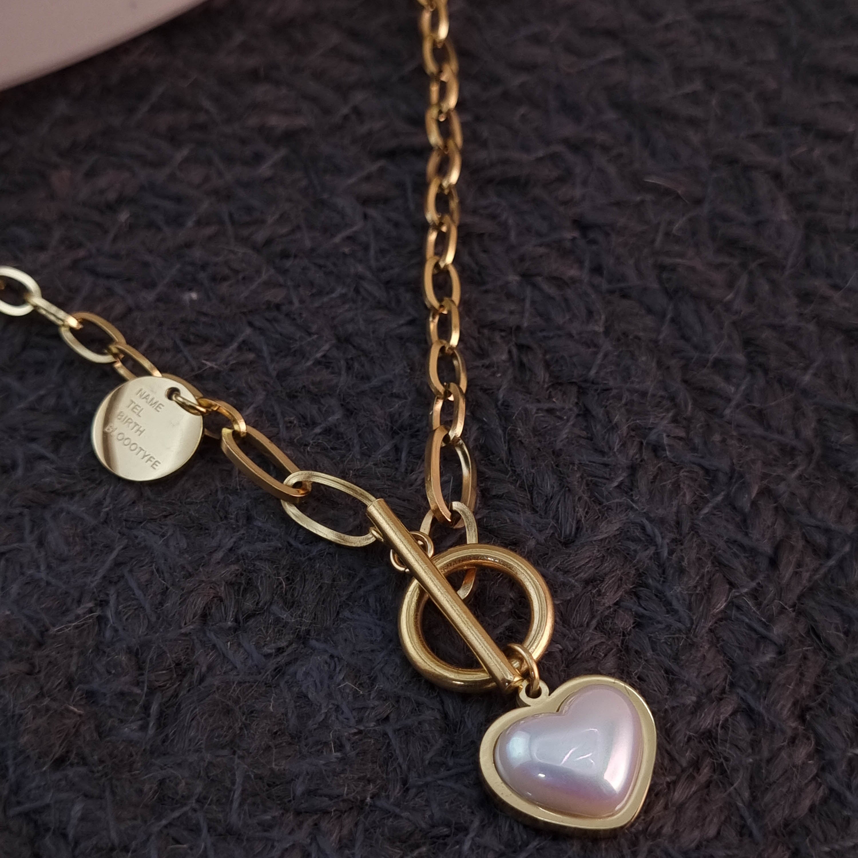 Heart of Pearl Necklace