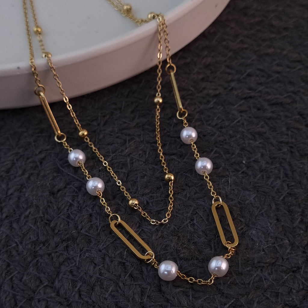 Modern Pearl Link Layer Chain