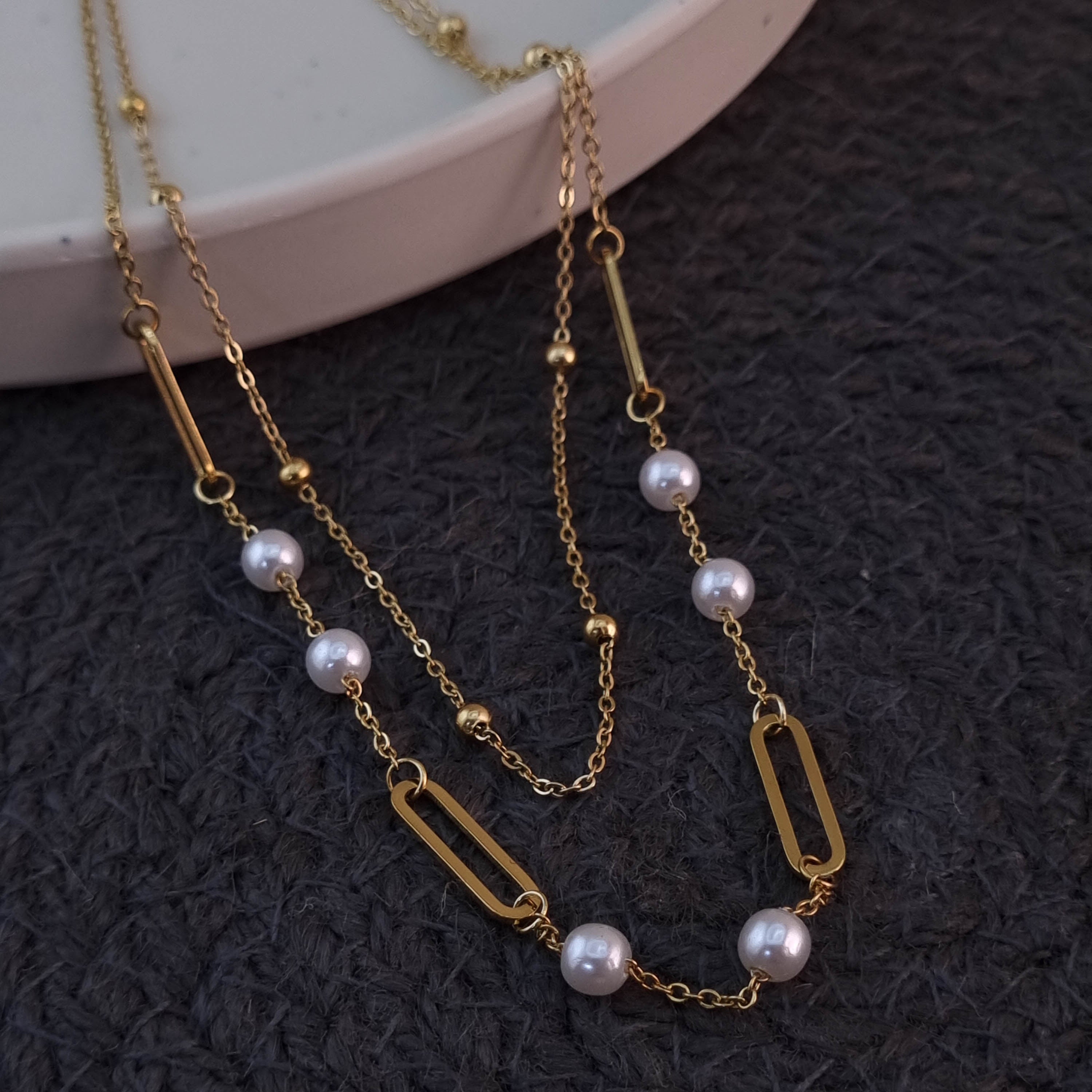 Modern Pearl Link Layer Chain
