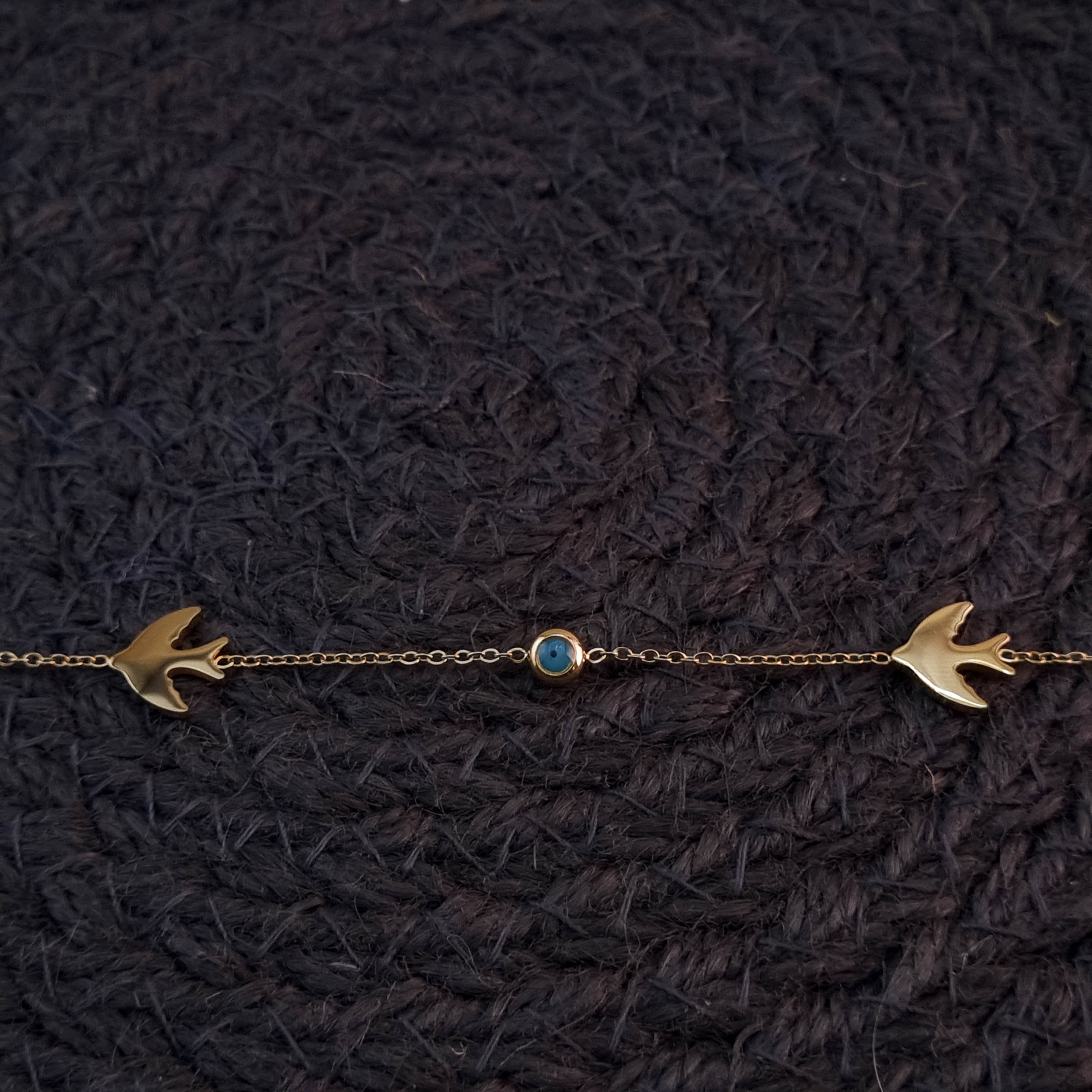 Sky & Sea Dove Anklet