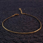 Minimalist Golden Link Anklet