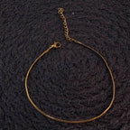Minimalist Golden Link Anklet
