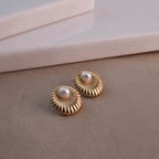 Golden Shell Earrings