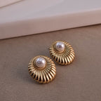 Golden Shell Earrings