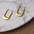 Ridges Hoops Earrings