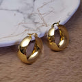 Luxe Band Hoops Earrings
