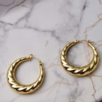 Twisted Opulence Hoops