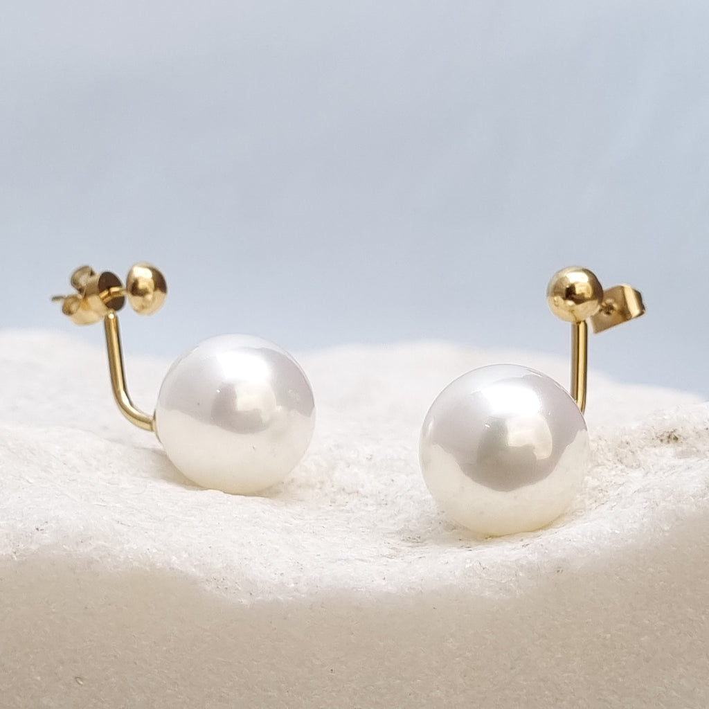 Pearl Jacket Earrings