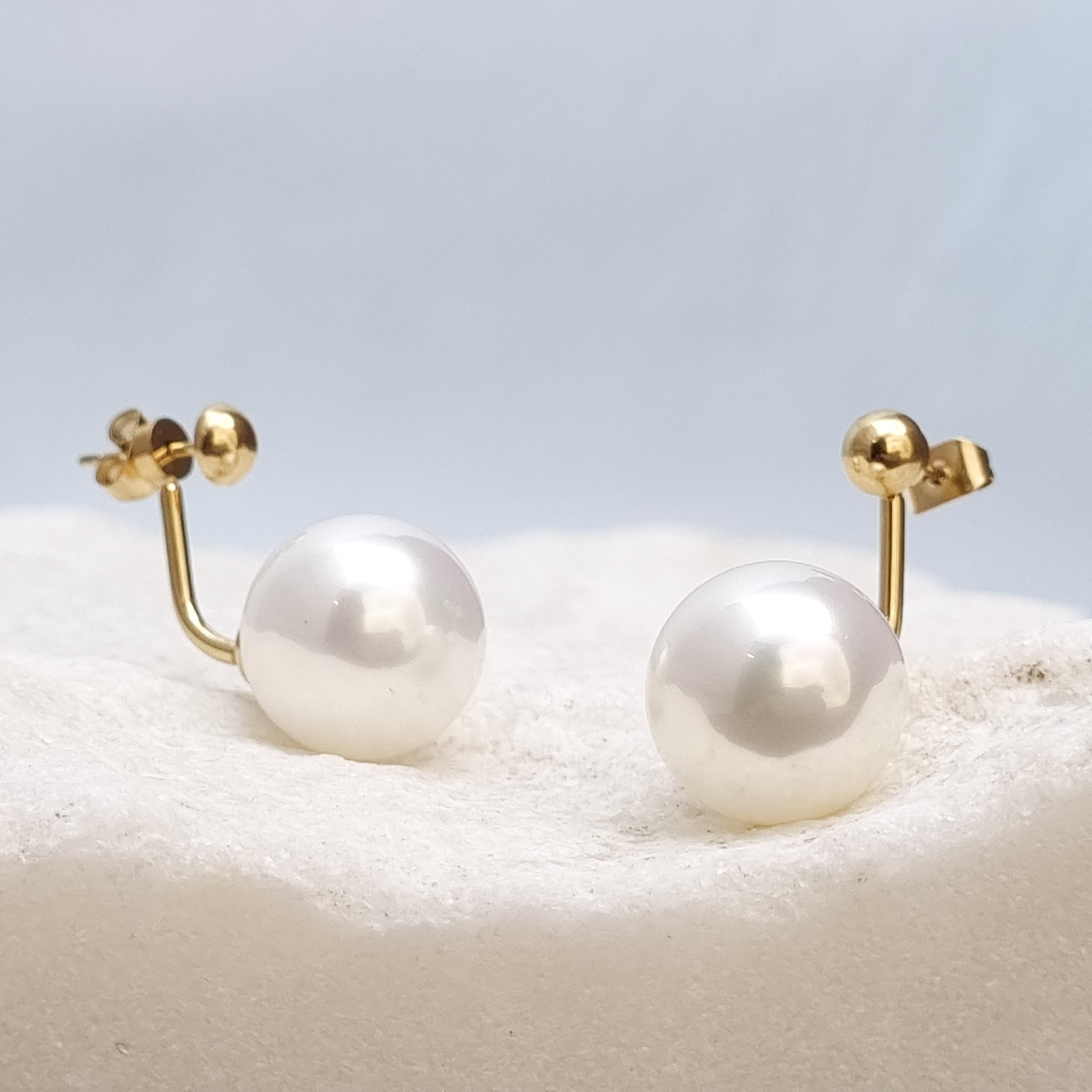 Pearl Jacket Earrings
