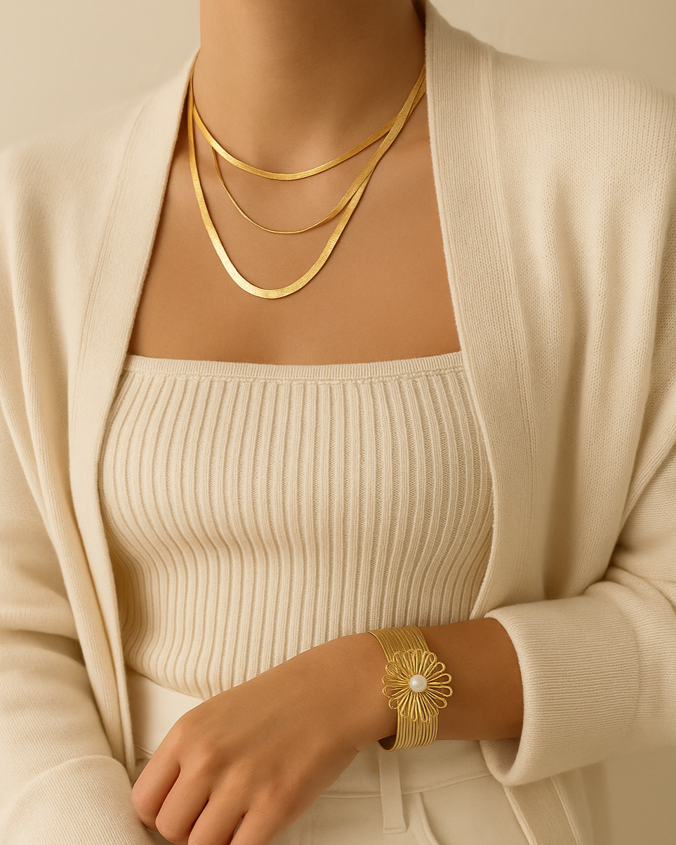 Fleur d'Or Cuff