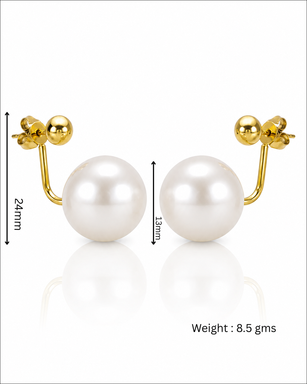 Pearl Jacket Earrings