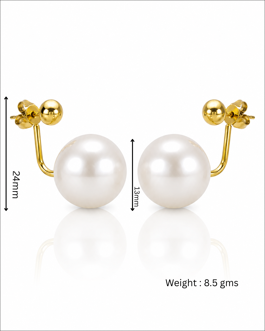 Pearl Jacket Earrings