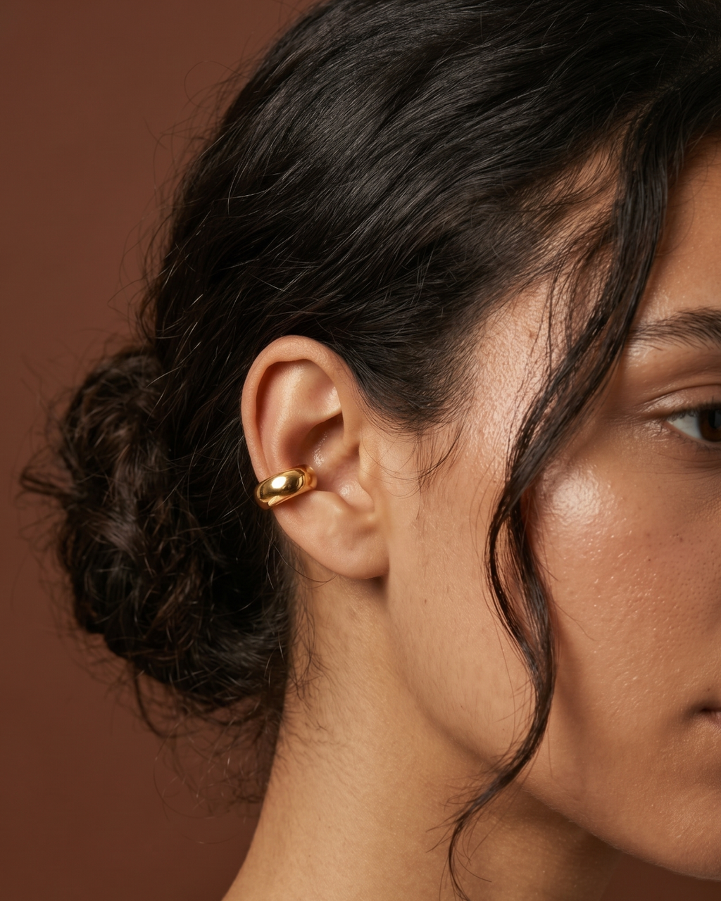 Smooth Domed Sleek Ear Cuff