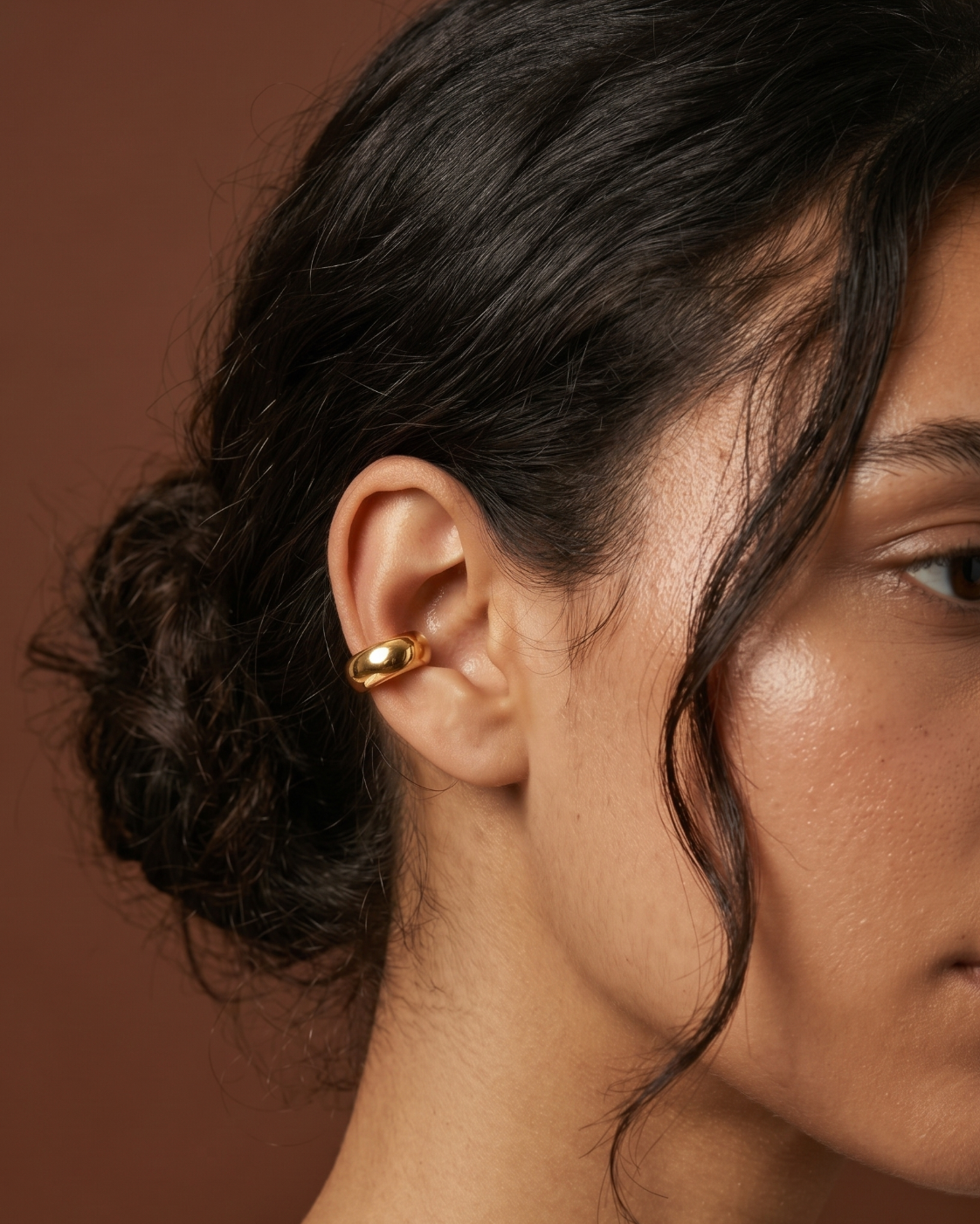 Smooth Domed Sleek Ear Cuff