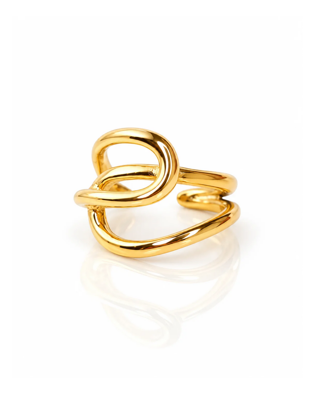 Looped Orbit Sleek Ear Cuff
