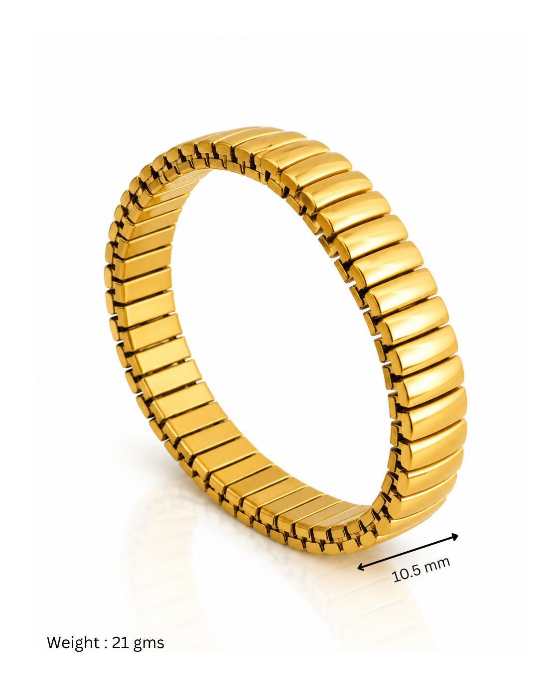 Roller Link Stretch Bracelet