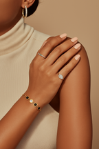 Roma Noir Dualtone Bracelet