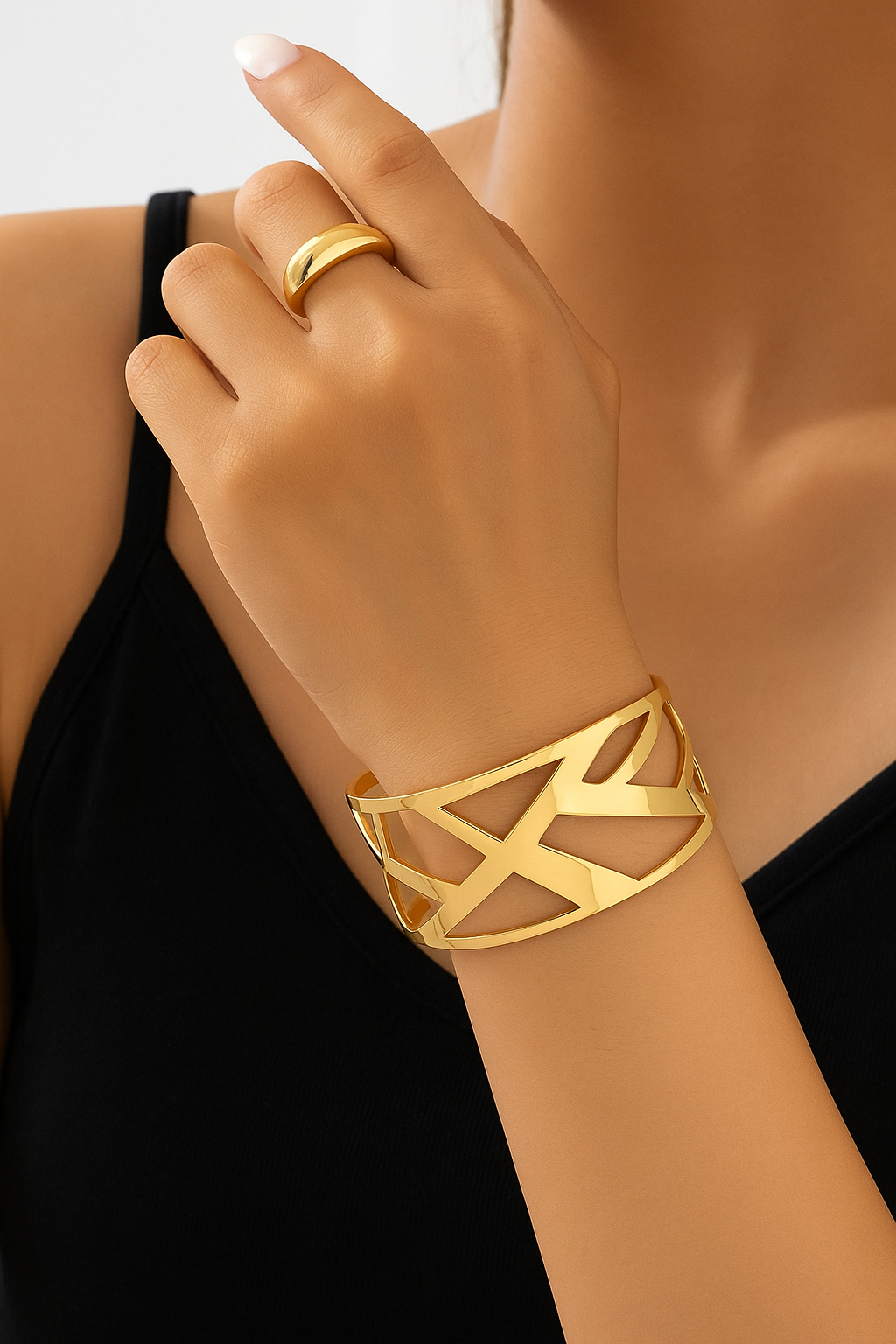 Modern Mosaic Cuff