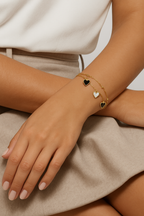 Evelyn Hearts Bracelet