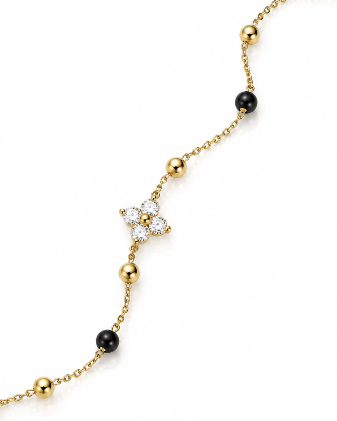 Crystal Star Mangalsutra Bracelet