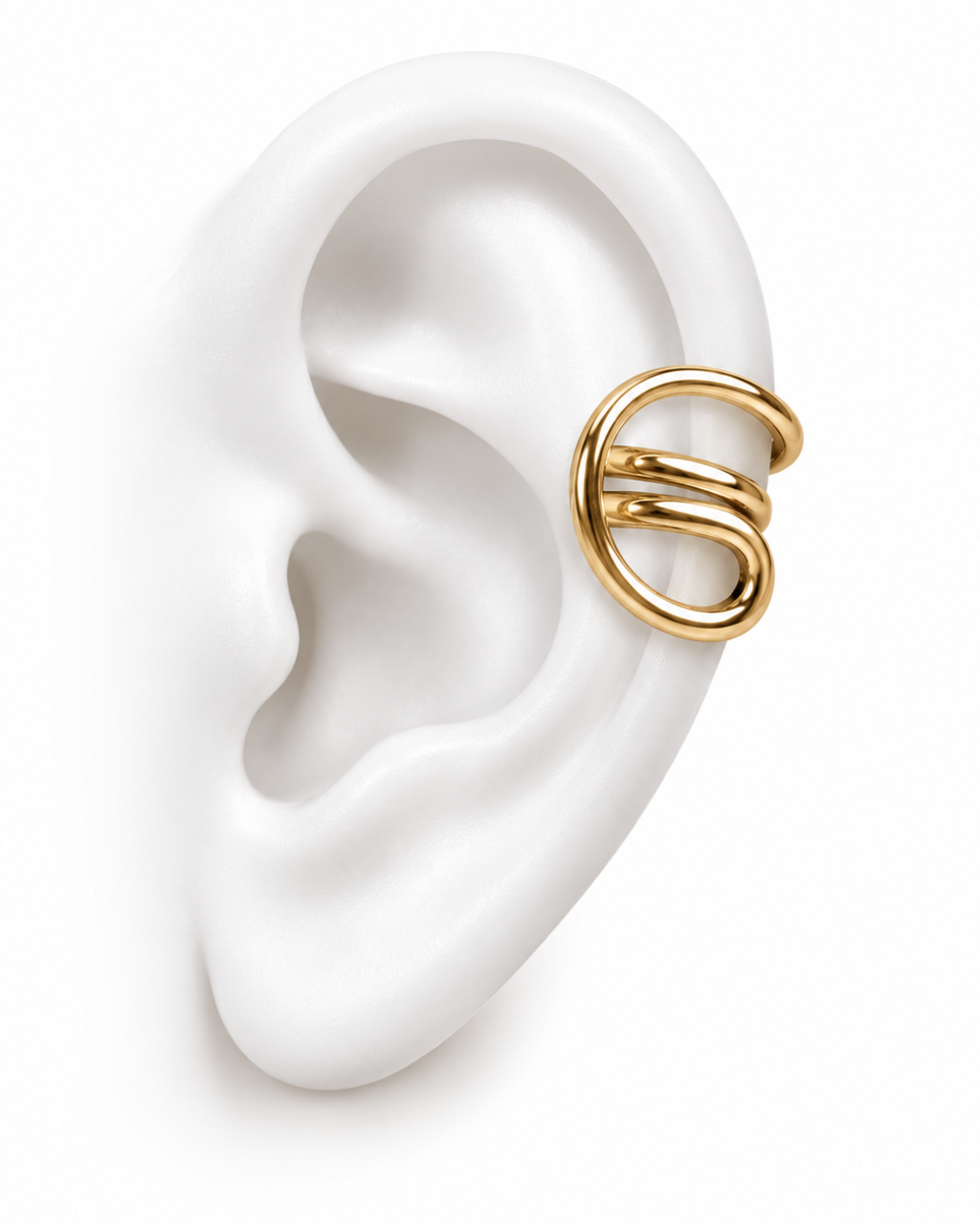 Triple Orbit Ear Cuff