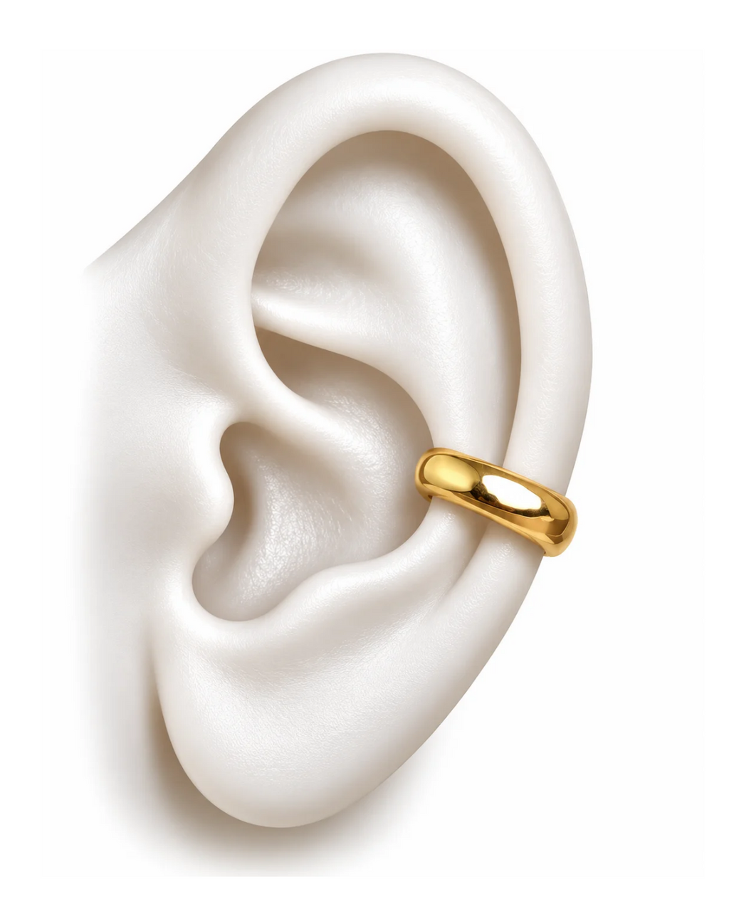 Smooth Domed Sleek Ear Cuff
