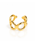 Double Petal Open Ear Cuff