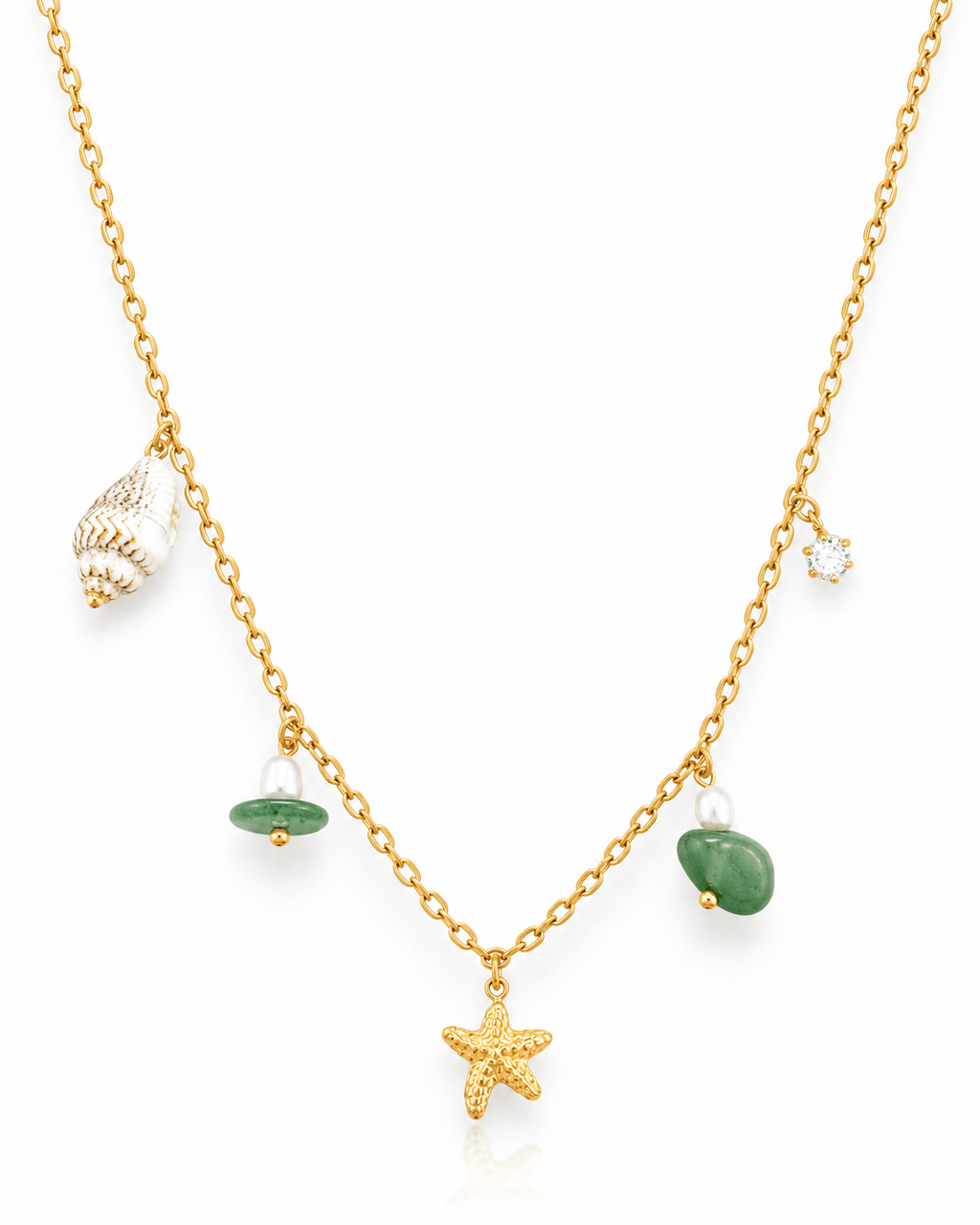 Shoreline Charm Station Necklace